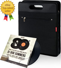 Vinyl Record Travel Carrying Bag Lp Records Durable Vinyl Albums Case for Most 7