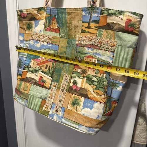 Paul Brent Large Tote Beach Bag Canvas Vibrant Coastal Artsy Design High Quality - Picture 2 of 10