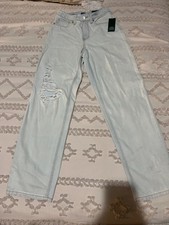 NWT wild fable, blue jeans, size 00 high rise, 90s relax straight