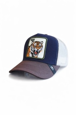 Exclusive New Trucker Cap Snapback Two Tone Color Hat ( Tiger Hat/Tigre Gorra )