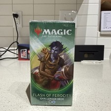 MTG Flash of Ferocity Challenger Deck, opened box, cards unplayed