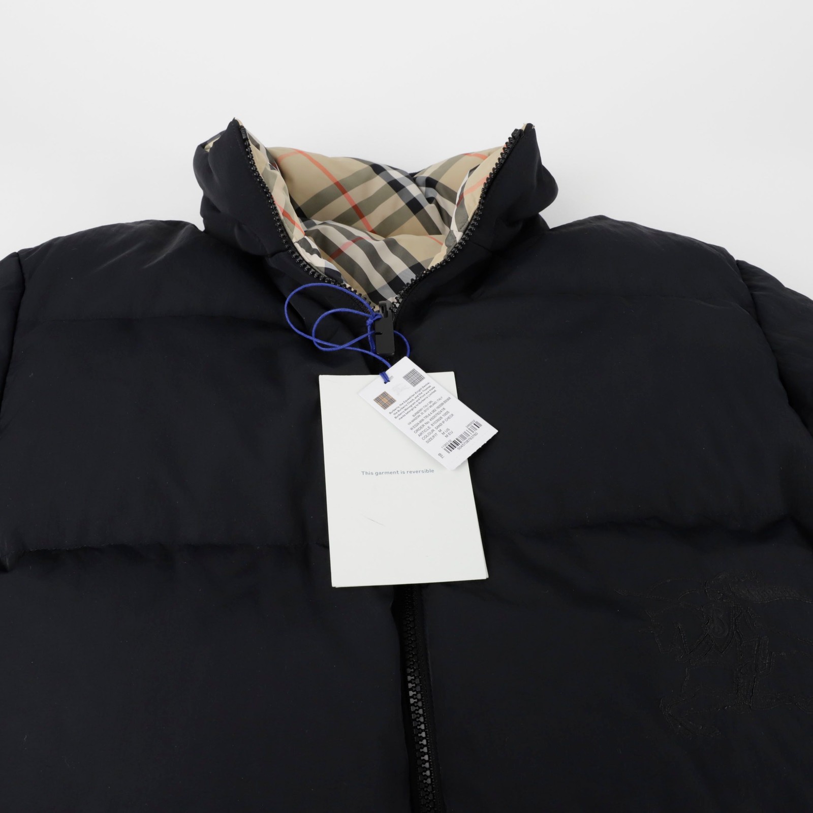 Burberry Reversible Checked Padded Jacket Size M … - image 3