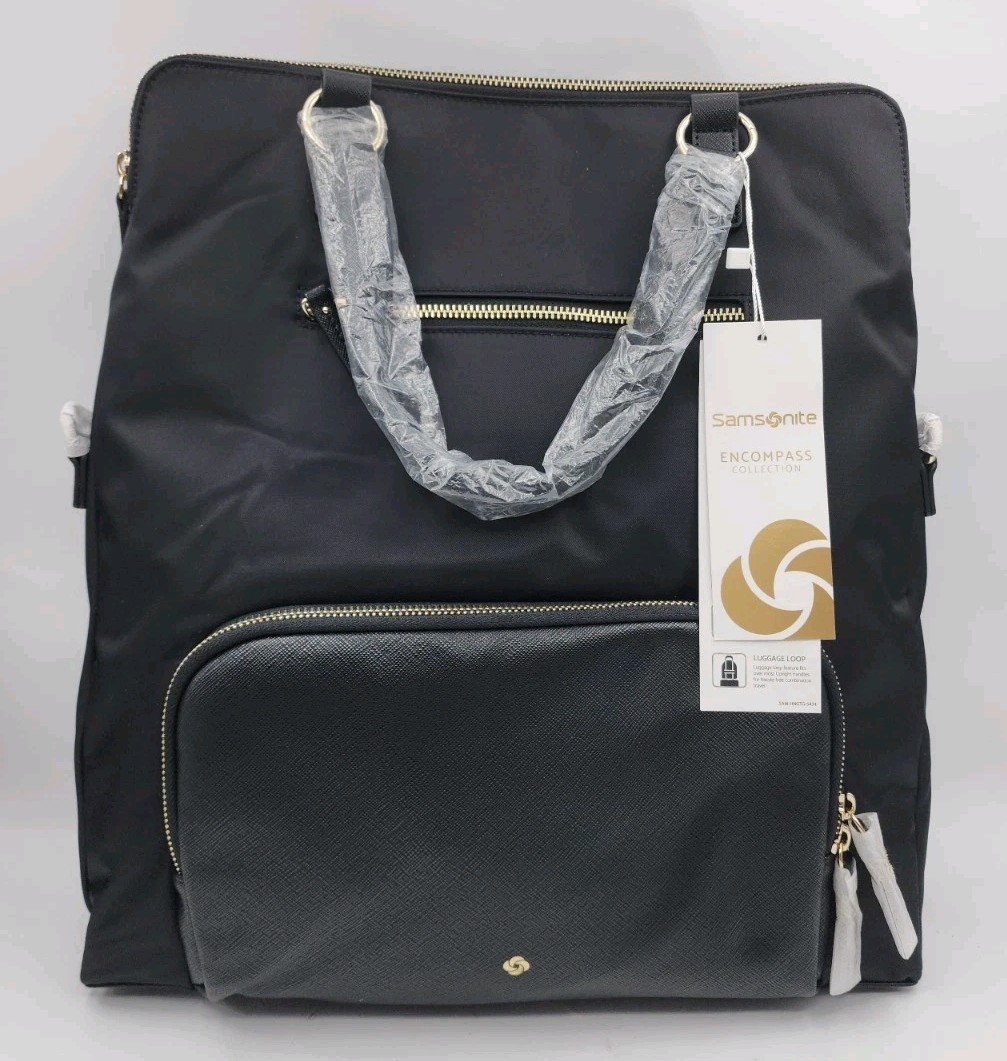 Samsonite Encompass Convertible Waterproof Black Tote Backpack image 2