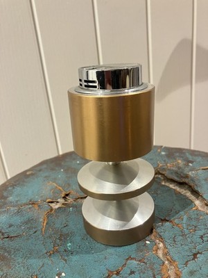 Vintage Japanese Lighter  ''SAROME'' Table Top Space-age Design 70's