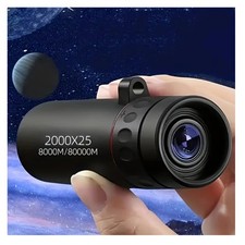 2000X25 HD Monocular Telescope Compact Portable for Travel Hiking