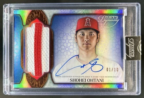 2025 Topps Dynasty Shohei Ohtani Patch Auto Autograph #/10 Angels