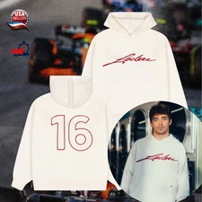New Charles Leclerc Holiday Signature Hoodie Remake Adult Unisex All Sizes