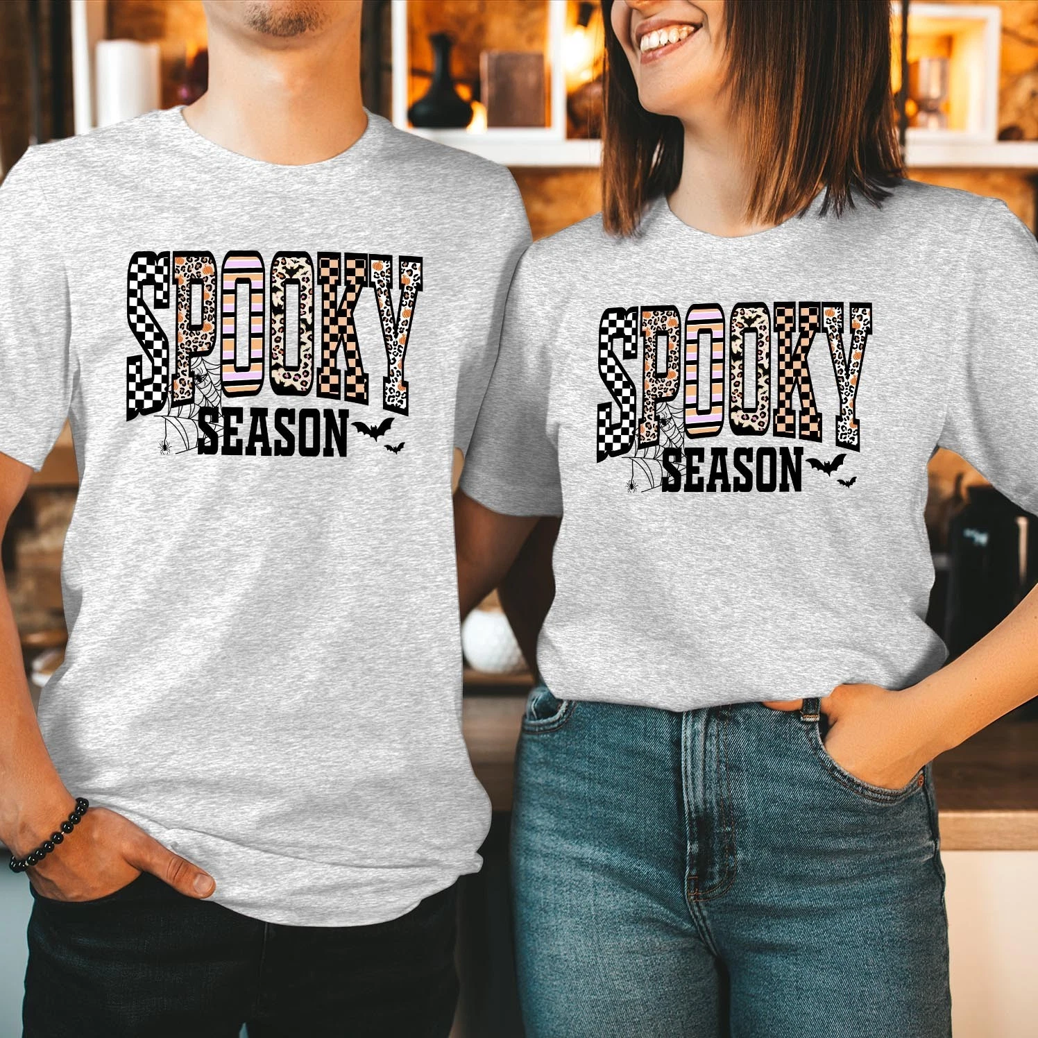 Spooky Season Halloween Sweatshirt Retro Fall Jumper