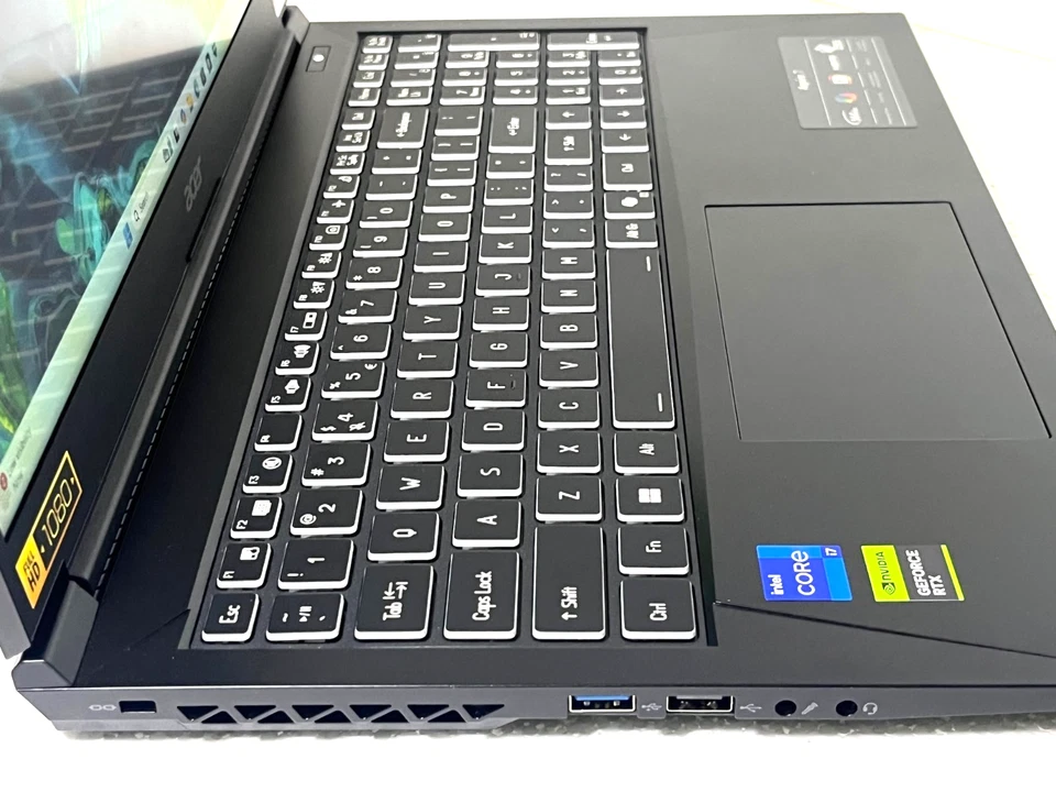 Acer Aspire 7 A715-59G Intel i7-12650 16Gb RAM 512GB SSD 6Gb RTX3050 15.6" 144Hz - Image 4 of 4