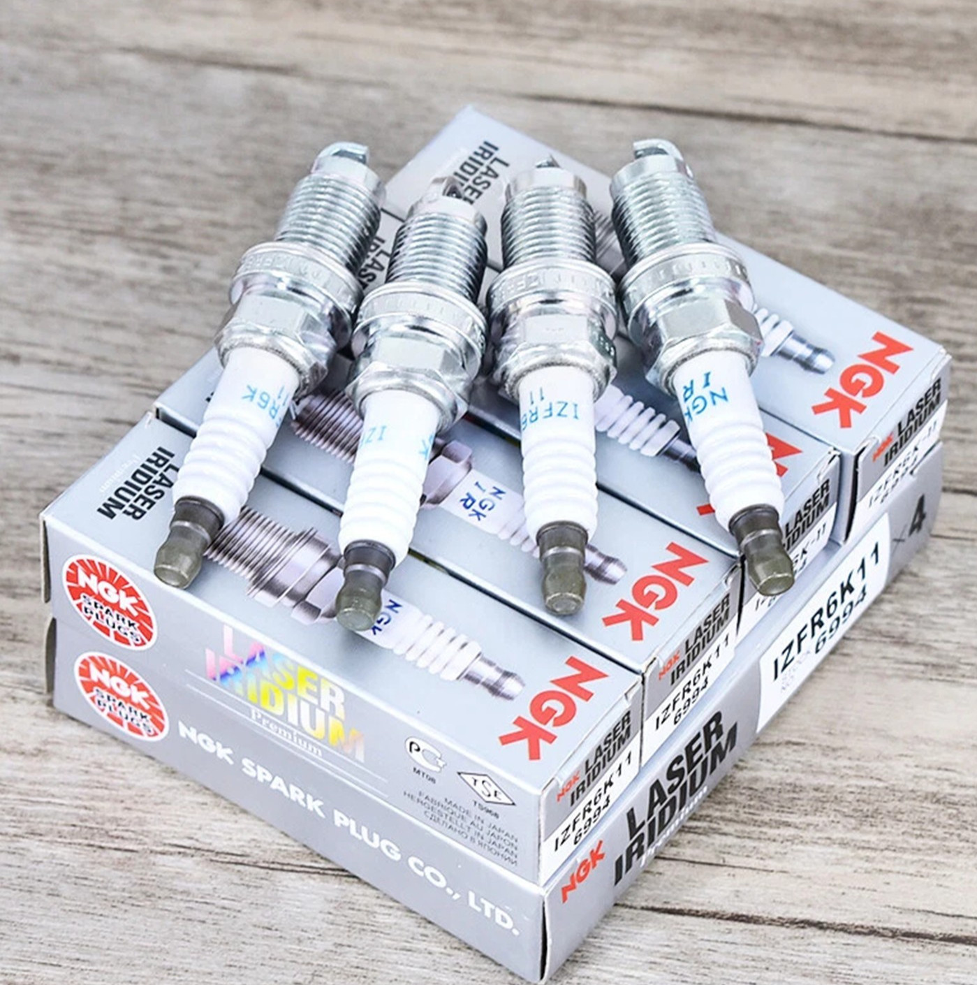 4PCS NGK Iridium Spark Plugs IZFR6K11 for Acura OEM V6 Accord MDX TL RL USA
