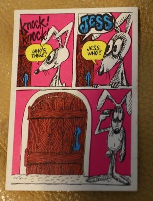 ROWAN UND MARTINS LACHEN 1968 TOPPS KNOCK KNOCK TRADING CARD 16