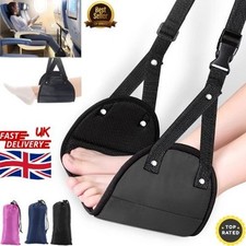 Portable Airplane Footrest Hammock – Travel Leg Rest for Plane, Office, Car