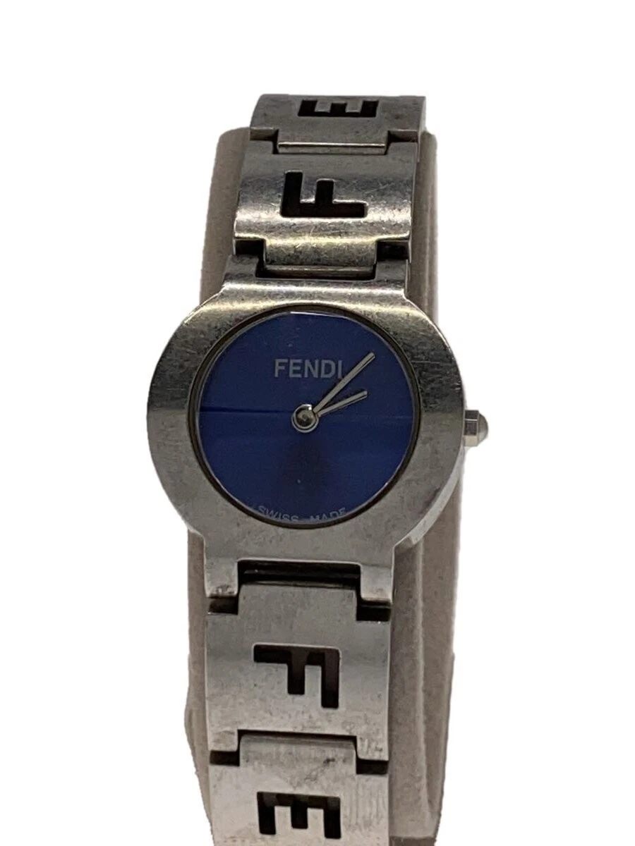 Orologio donna FENDI 3050L quarzo acciaio inox quadrante blu usa dalppone