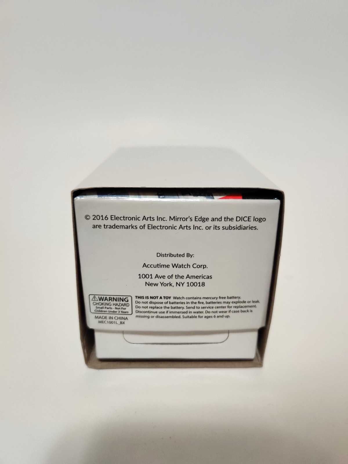 Mirror's Edge Catalyst Watch Accutime Watch Corp Loot Crate Exclusive