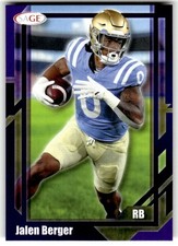 2026 SAGE LOW SERIES PURPLE Jalen Berger CARD #1