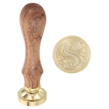 Alphabet S Wax Seal Stamp Initial Letter Sealing Wax Stamp Classic Retro