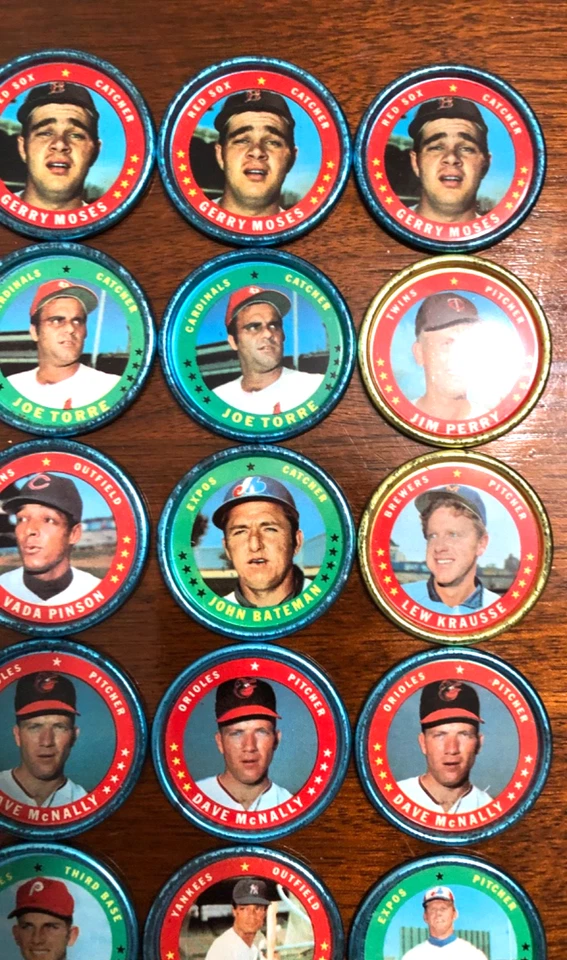 Lote de monedas de béisbol Topps 1971 vintage de 44 piezas +++MONEDA BONIFICACIÓN 1964 SANDY KOUFAX+++ Foto 4 de 4