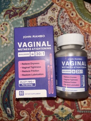 John Rambo Vaginal Wetness & Tightening 60 Capsules.