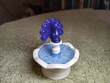 Parc Jardin PLAYMOBIL - Vasque-fontaine à jet d'eau avec paon violet translucide