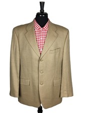 Lauren Ralph Lauren Men Wool/Alpaca 3-Button Herringbone Sport Coat Blazer 42R