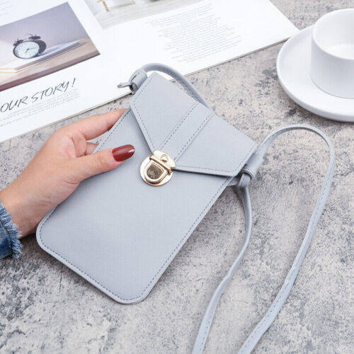 Women Cell Phone Purse Bag Shoulder Strap Touch Screen Cross-Body Pouch Wallets - Picture 18 of 18