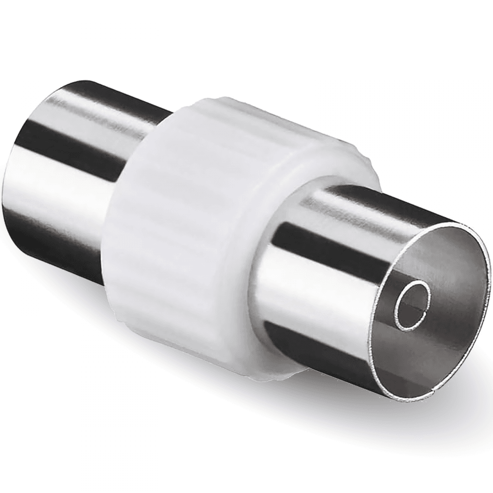 Coaxial Line Socket to Line Socket Coupler Coax Cable Extension Adaptor Adapter