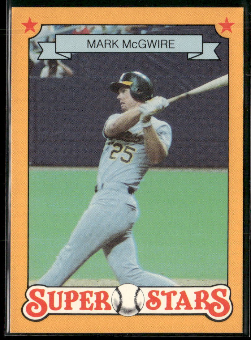 1989 Pacific Cards & Comics Superstars (unlicensed) #5 Mark McGwire