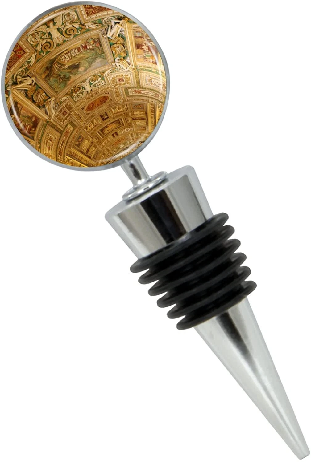 CitySouvenirs Vatican Gallery of Maps Wine Bottle Stopper