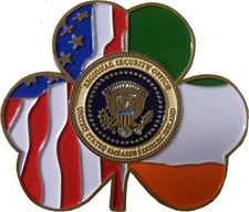 US Embassy Dublin Ireland Diplomatic Security Service Challenge Coin. 2" 82