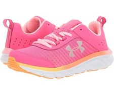 Under Armour Girl's UA GS Assert 8 Sneakers Size 6Y, Pink Rose NWB