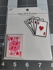 CARDSPlaying Cards Iron-On  Sticker Patches Iron-On Patch Design LOFT ST2