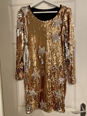 house of cb gold sequin dress Amarra 89095
