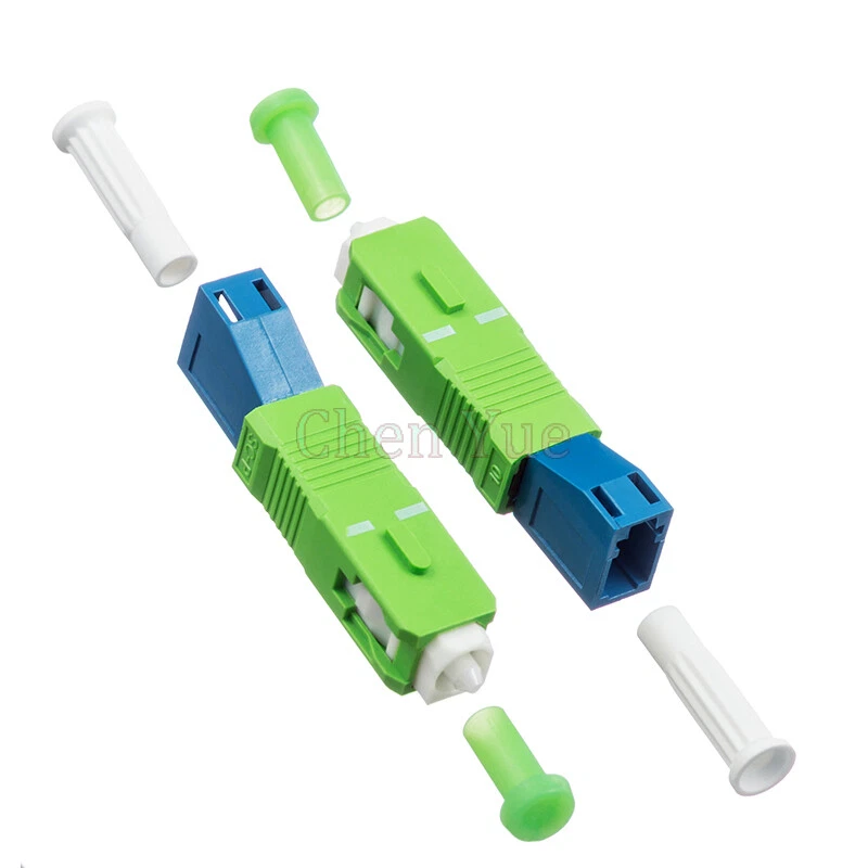 2pcs SC APC Male to LC PC Female Fiber Optic Hybrid Optical Adaptor - Image 2 of 4