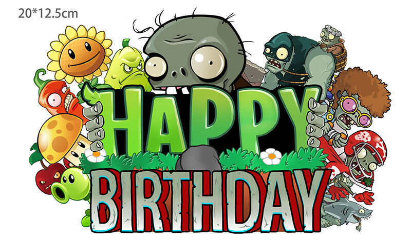 Love The Fun Zombies Of Plants Vs Zombies Zombie Birthday - Plants