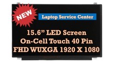 Dell P/N FNDC6 DP/N 0FNDC6 B156HTK01.0 40pin OnCell Touch LCD Screen Glossy FHD