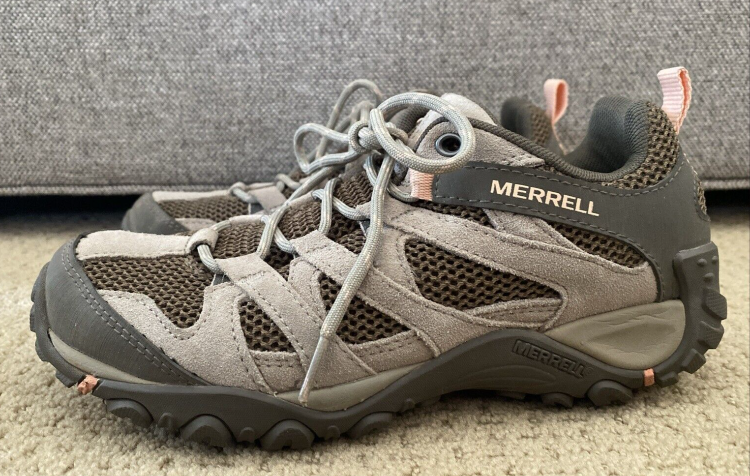 Scarpa da trekking bassa MERRELL J033034 ALVERSTONE taglia 8 ALLUMINIO