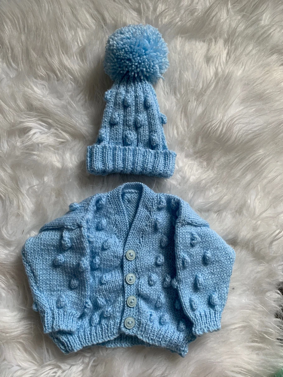 Designer baby bobble hat top