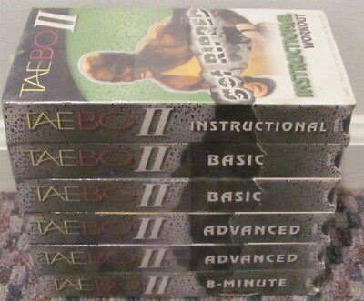 Taebo II Instructional Workout-Get Ripped (Billy Blanks) Still Sealed from 2000!