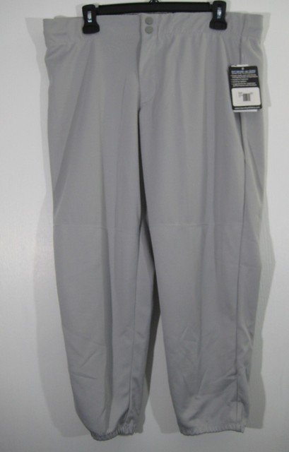 Light Gray Low Rise Softball Pants 