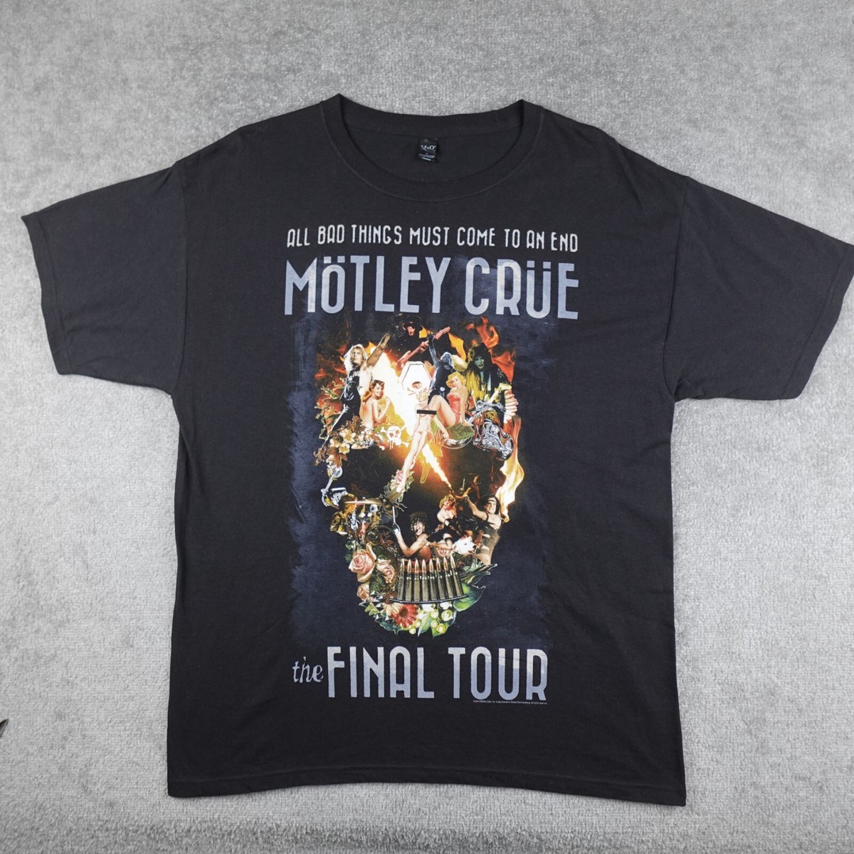 モトリークルー Tシャツ Motley Crue Final Tour 2014 Mötley Crüe T-SHIRT 2014 Concert Final Tour w/ Alice Cooper