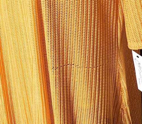 NY Collection Cardigan Sweater Cover Sz 3x Gold Open Front Long Sleeve NWT Read - Picture 4 of 8