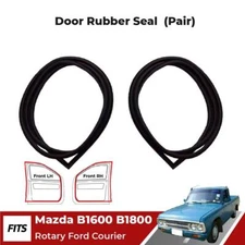 Weatherstrip Door Rubber Seal Pair Fits Mazda B1600 B1800 Ford Courier Pickup