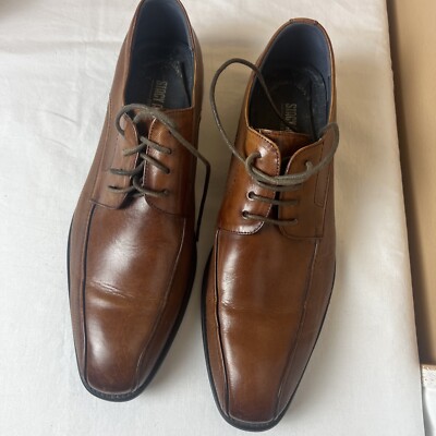 Stacy Adams Shoes Mens 9.5 Brown Leather Cap Toe Dressy Footwear Amazon.com | Stacy Adams Men main image 3
