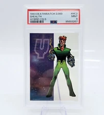 1993 Deathwatch 2000 Shealth #HC2 Hybrid Cels PSA 9 Pop 3 None Higher 