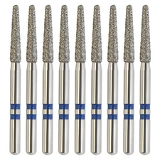 Dental Zirconia Burs Diamond Crown Cutter Round End Taper Z856/016M Medium FG