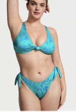 VICTORIA'S SECRET SWIM KNOTTED SIDE-TIE BRAZILIAN BIKINI Set, S