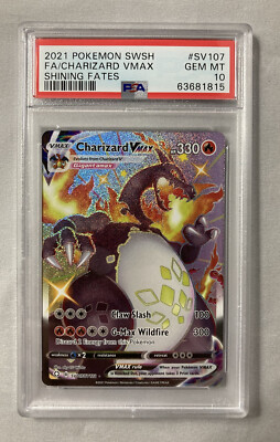 2021 Pokemon SWSH Shining Fates #SV107 Full Art Charizard 2021 Pokemon SWSH Shining Fates #SV107 Full Art Charizard
