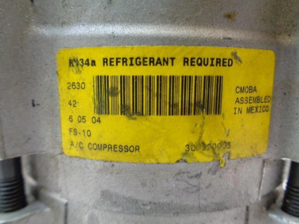 NEW VISTEON 010021 AC COMPRESSOR FOR FORD F-150 4.2L 97-06 R3T1 - Image 3 of 4