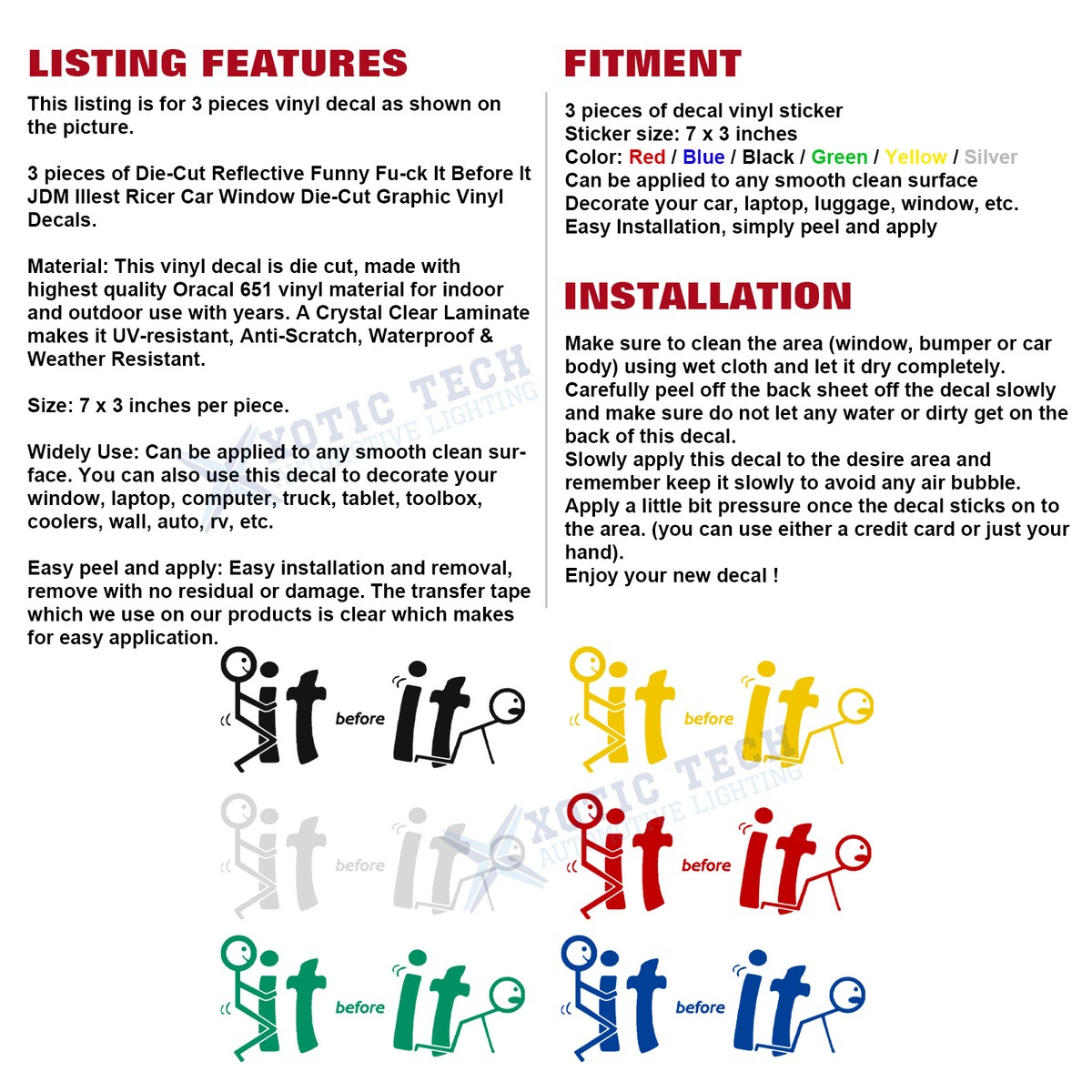 Fuck It Sticker | Home Of The Original Fuck It Sticker | Made In USA - Foto 2