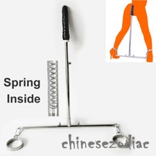 Stainless Steel Adjustable Spreader Bar Tortue Leg Devices Fix Ankle Cuffs Plugs